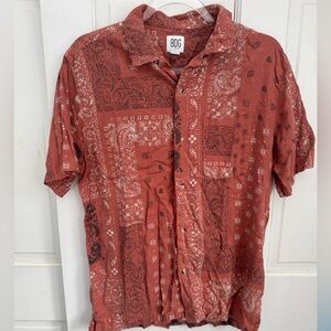 Bandana Print Linen Shirt by BDG